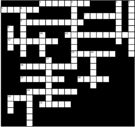 Spill Response Crossword Puzzle