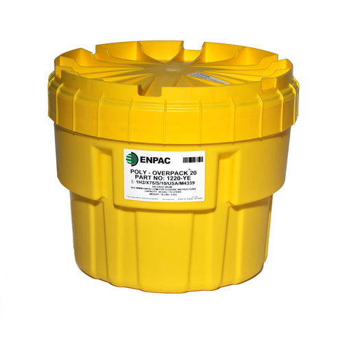 20-Gallon Poly-Overpack® Salvage Drum, Yellow