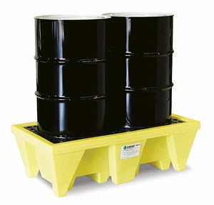 2 Drum Poly Spill Pallet