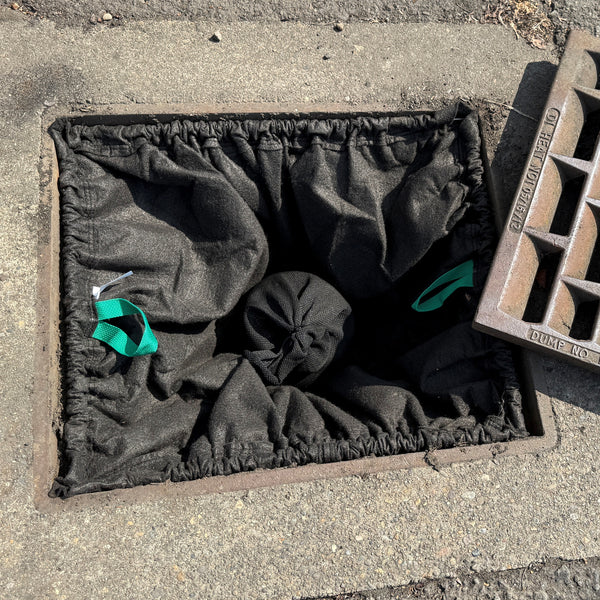 Drain Web for Heavy Metals-w/BioChar Pillow