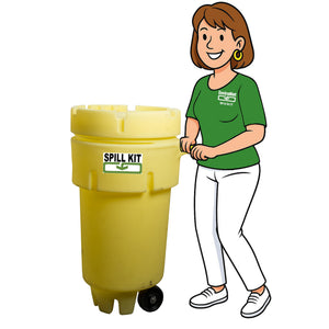 50 Gallon Wheeled Overpack Spill Kit