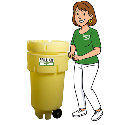 50 Gallon Wheeled Overpack Spill Kit