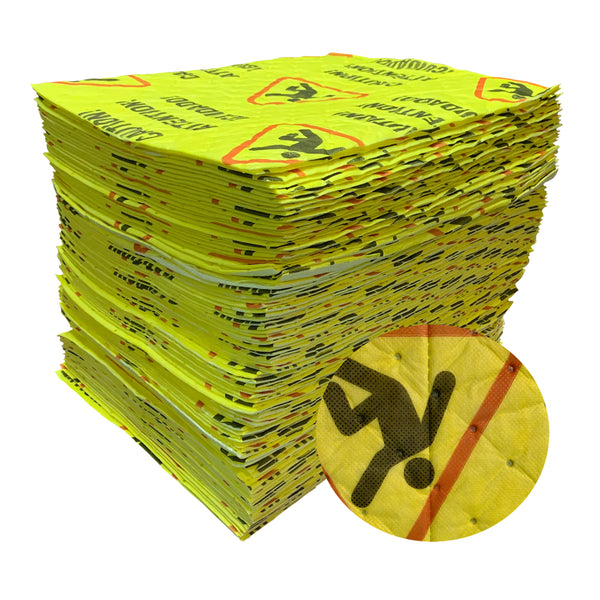 HazMat Yellow Caution Pads
