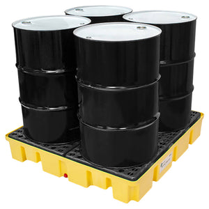 4-Drum Slim-Line Spill Pallet